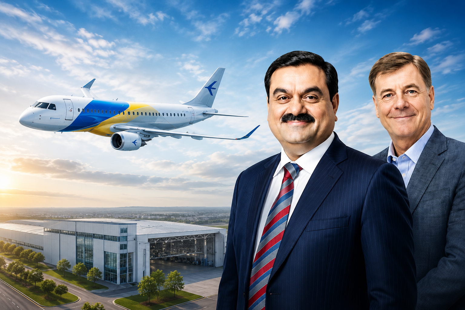 Adani and Embraer Finalise Dholera for Aircraft Assembly